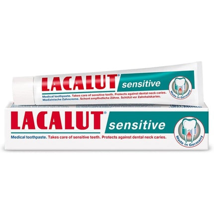 Pastă de dinți Lacalut Extra Sensitive, alb-verde, 75ml