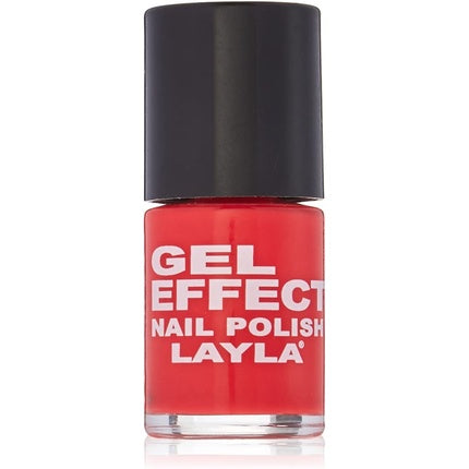 Oja Layla Cosmetics Milano Gel Effect, roșu coral, 10ml