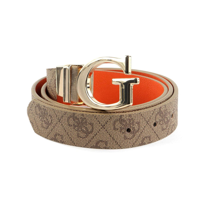 Curea Guess Alisa Belts, model cu monogramă