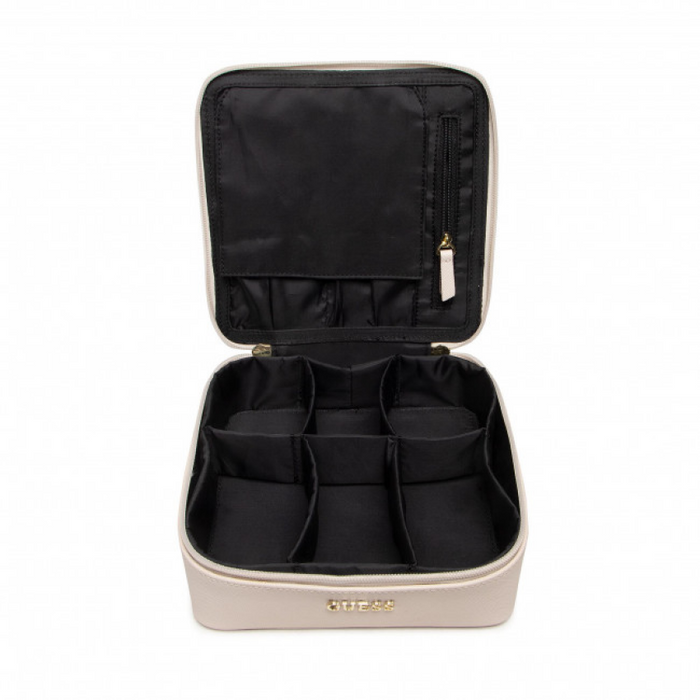 Geantă pentru cosmetice Guess Holdall Tote Bags, cu compartimente, bej
