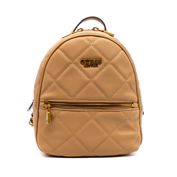 Rucsac Guess Abey, matlasat, bej