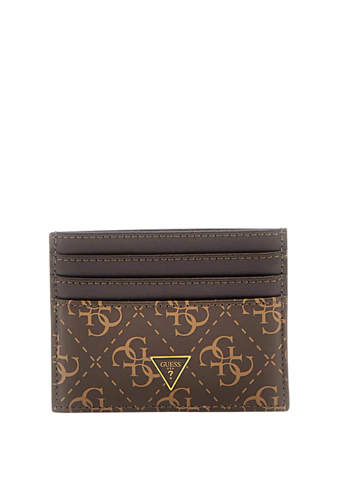 Portcard Guess Vezzola, maro, cu model Guess