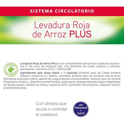Supliment alimentar, Dietisa, Red Yeast Rice Plus, 30 capsule