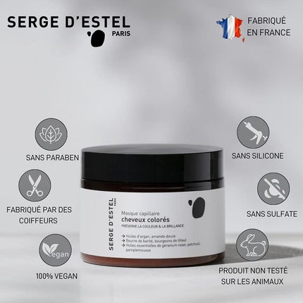 Mască păr, Serge D'Estel Paris, colorat, 250g