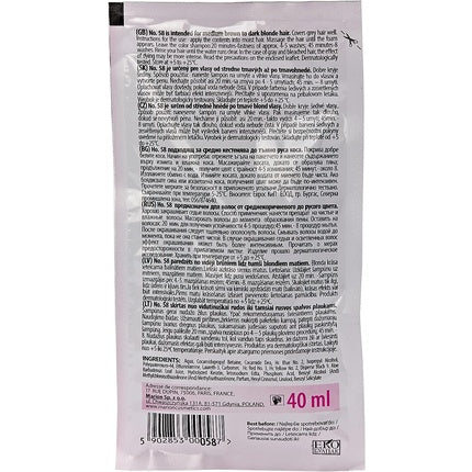 Șampon colorant Marion, 58 Cenușiu Mărgăritar, 40g