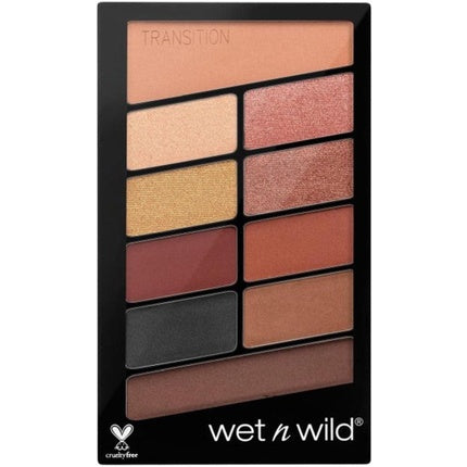 Paletă fard de pleoape, Wet 'N' Wild, Color Icon, 10 culori