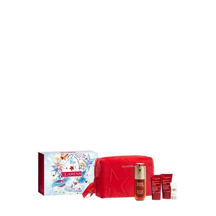 Set Îngrijire Față, Clarins, Double Serum & Multi Intensive, Colecție Holiday 2024
