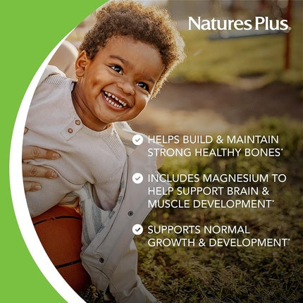 Supliment Vitamine Nature's Plus, Animal Parade, Calciu, vanilie, 90 tablete