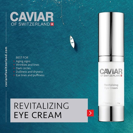 Cremă de ochi, Caviar Of Switzerland Vital, revitalizantă, 15ml