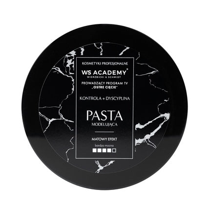 Pasta de Modelare pentru Păr, WS Academy, Finisaj Mat, 75ml