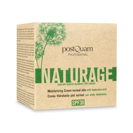 Cremă Față, Postquam, Naturage, acid hialuronic, SPF30, 50ml