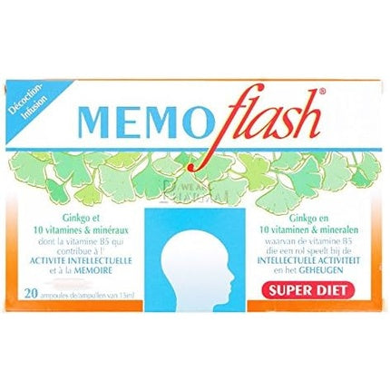 Ulei de masaj, Super Diet, MEMOFLASH, 20 fiole
