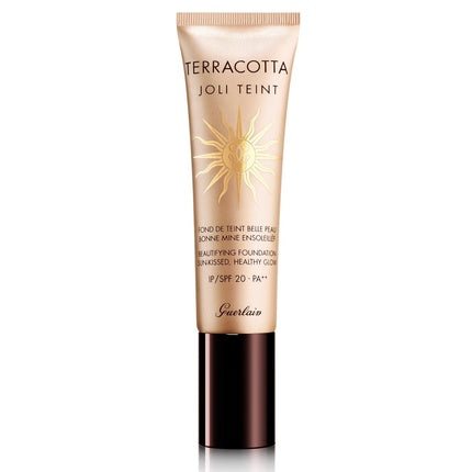 Fond de ten cu protectie solara SPF 20, Guerlain Terracotta Sun Kissed, 30ml, Ebony