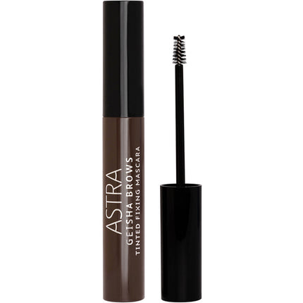 Mascara Sprâncene Astra Geisha Brows Tinted Fixing Brown, 20 ml