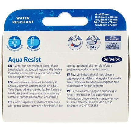 Plasturi Salvelox Aqua Resist, 40 bucăți, rezistenți la apă