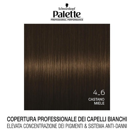 Vopsea de par, Schwarzkopf, Palette Professional Performance, Honey Brown