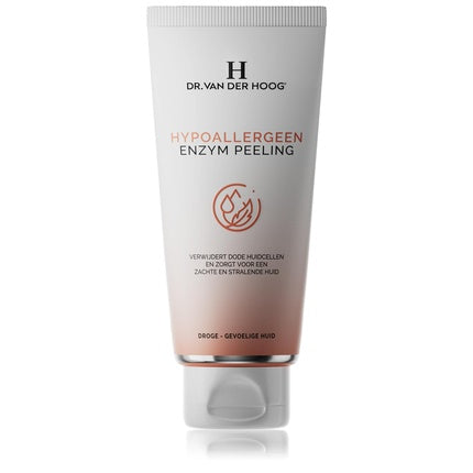 Exfoliant Facial Dr. Van Der Hoog, Enzym Peel, 112 g, Alb-Roz