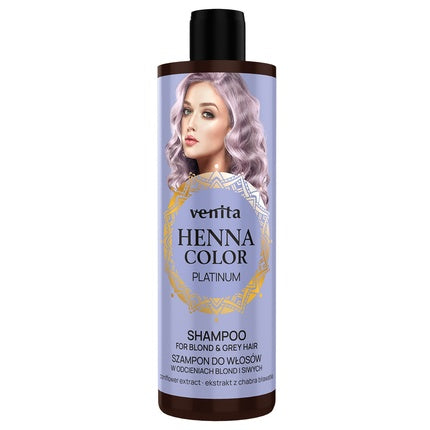 Șampon Colorant Henna Platinum, Venita, 300ml