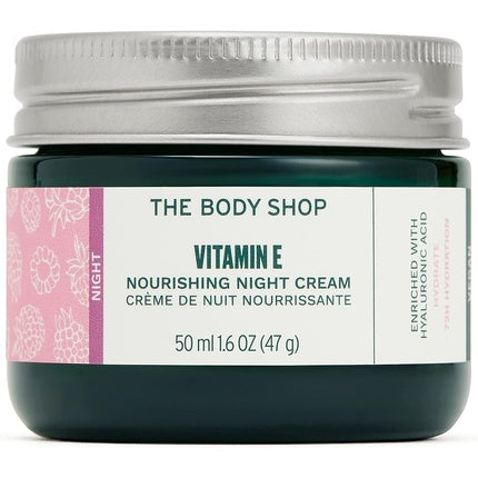 Cremă de noapte, The Body Shop, Vitamin E, 50ml, Verde