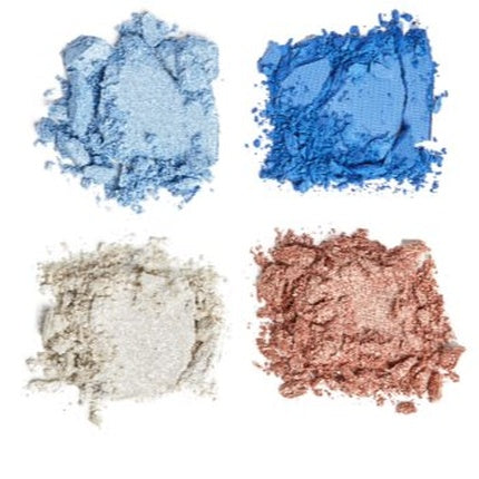 Paletă ochi, Revolution Beauty London Pocket Palette, 1 Gram, culori albastru, roz auriu