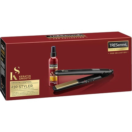 TRESemmé Keratin Smooth Control Number 230, model 230, negru cu plăci aurii