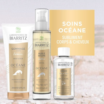 Ulei de corp, Laboratoires De Biarritz, Océane Monoï Tiare, 100ml