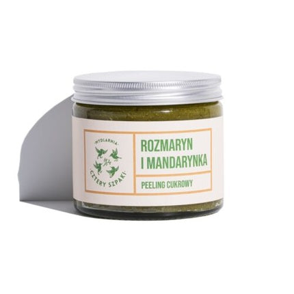 Scrub Corp, Cztery Szpaki, Peeling Rozmarin și Mandarină 250ml, Verde