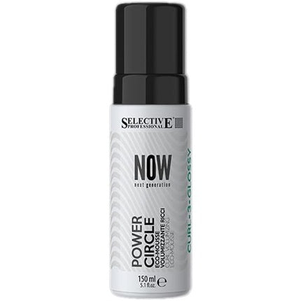 Mousse Volumizant Eco pentru Buclă Selective Professional - Now Curl Power Circle 150ml