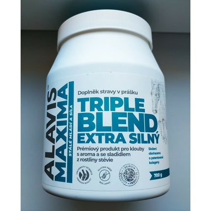 Pudră supliment, Alavis, MAXIMA Triple Blend Extra Strong, cu colagen și vitamina C, 700g