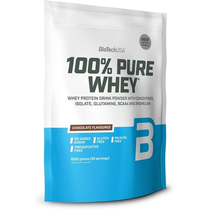 Praf proteic, Biotechusa, 100% Pure Whey, ciocolată 1kg