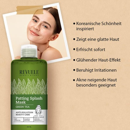 Mască purificatoare Revuele Patting Splash Green Tea, 250 ml