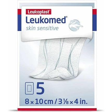 Bandaje adezive Leukomed Skin Sensitive 8x10cm - Pachet de 5