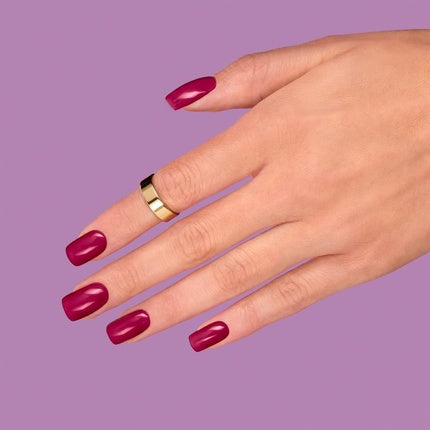 Semilac UV Nail Polish Burgundy Red 404 Black Beans Muffin, 7ml