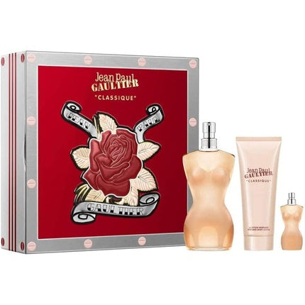 Set Cadou Parfum Jean Paul Gaultier Classique, roșu