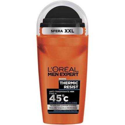 L'Oreal Men Expert Deodorant Solid Thermic Resist, Sferă XXL, 48h, Portocaliu