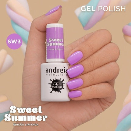 Lac de unghii gel, Andreia Professional, Sweet Summer, mov