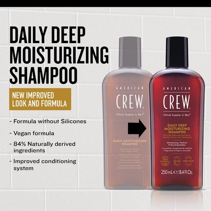 Șampon hidratant profund American Crew Daily, 100ml