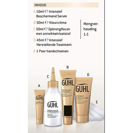 Vopsea păr, Guhl, 7 Blond Mediu, 230g