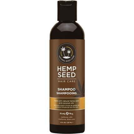 Sampon Earthly Body, Hemp Seed, negru, 236ml