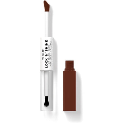 Luciu de buze Wet N Wild Megalast, maro, cu Vitamina E