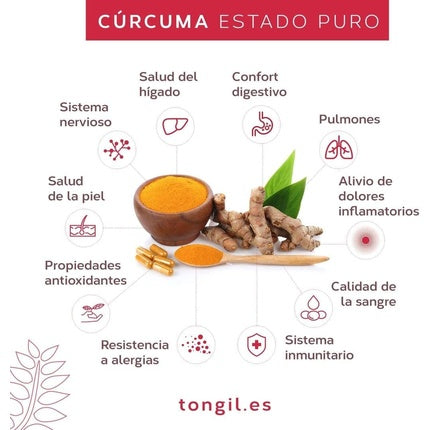 Supliment alimentar, Tongil, Estado Puro, curcuma 10000mg, 80 capsule