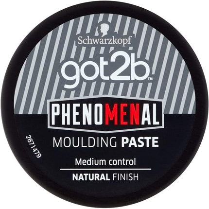 Pastă de coafat pentru păr, Schwarzkopf got2b PhenoMENal, 100ml, modelare puternică