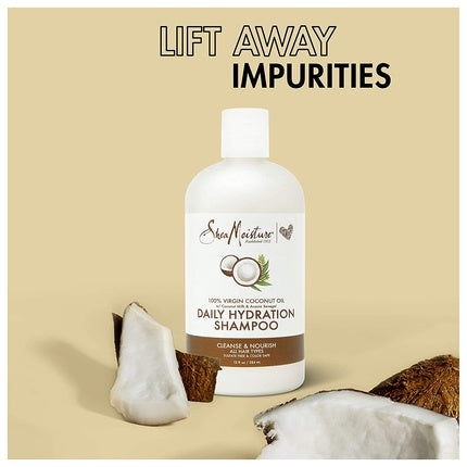 Șampon, Shea Moisture, hidratare cu ulei de cocos, 384ml