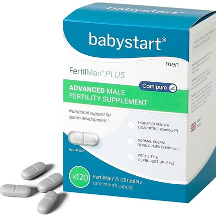 Fertilman Plus Advanced, Babystart, 120 Tablete, Supliment de Fertilitate Bărbați