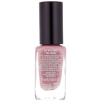 Smalt pentru unghii, Inglot, O2M Breathable Nail Enamel, culoare roz pal