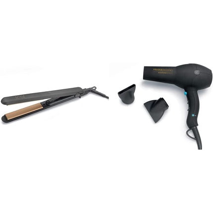Șteptător de păr Diva Elite Hair Straightener Arabian Night, 230°C, negru cu auriu