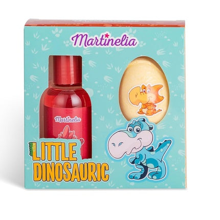 Set baie copii, Martinelia, Dinozaur, gel de dus si bomba de baie