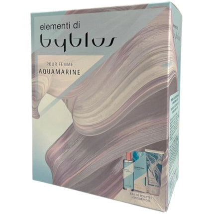 Set Parfum Byblos Aquamarine, 120 ml + Gel de Duș 200 ml