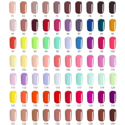 Lac de unghii Silcare Flexy portocaliu perlat 4.5g