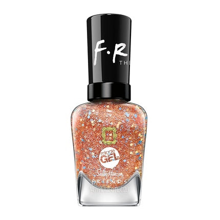 Lac de unghii, Sally Hansen, Miracle Gel, sclipici coniac, 14.7ml
